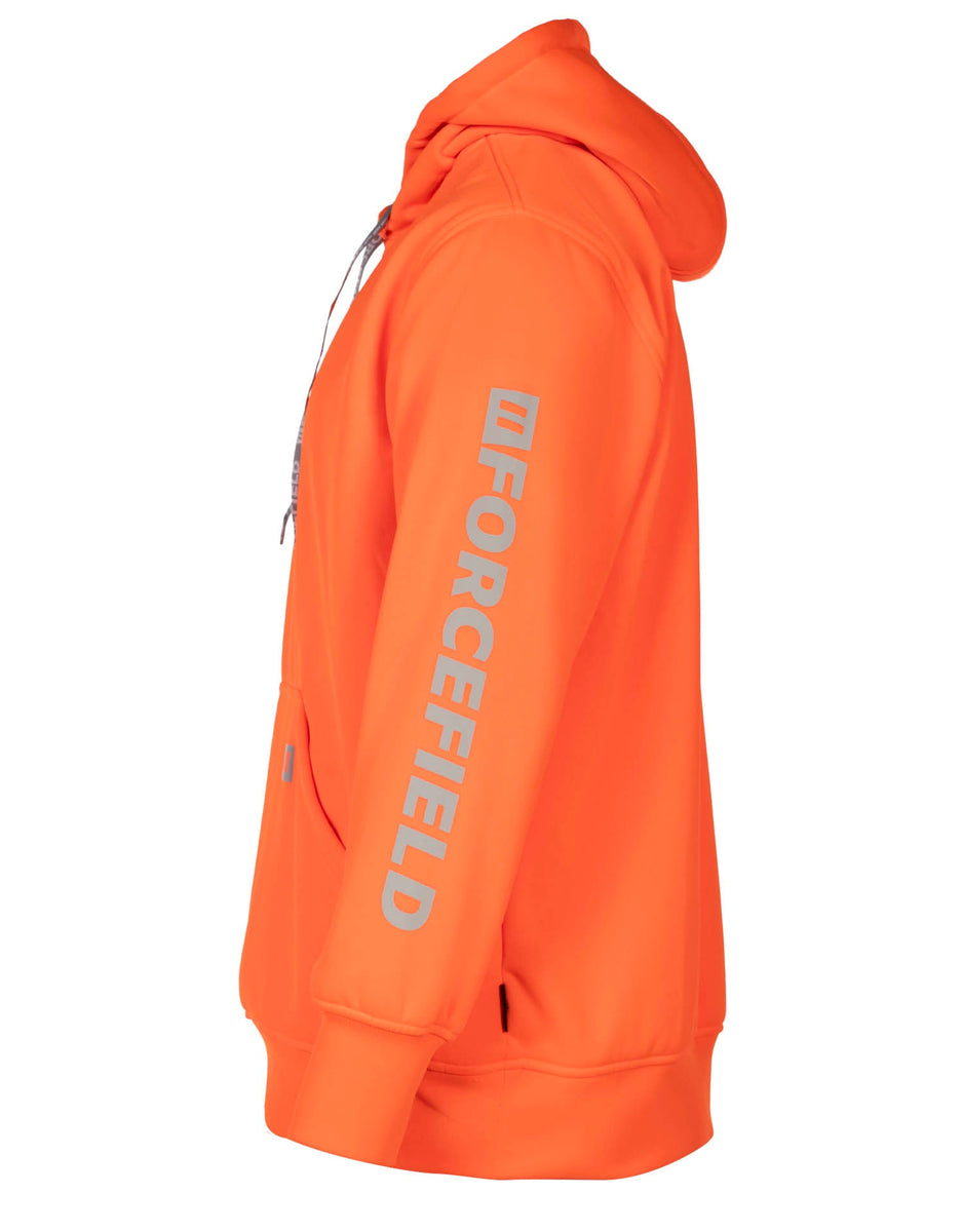 Neon orange hot sale hoodie mens