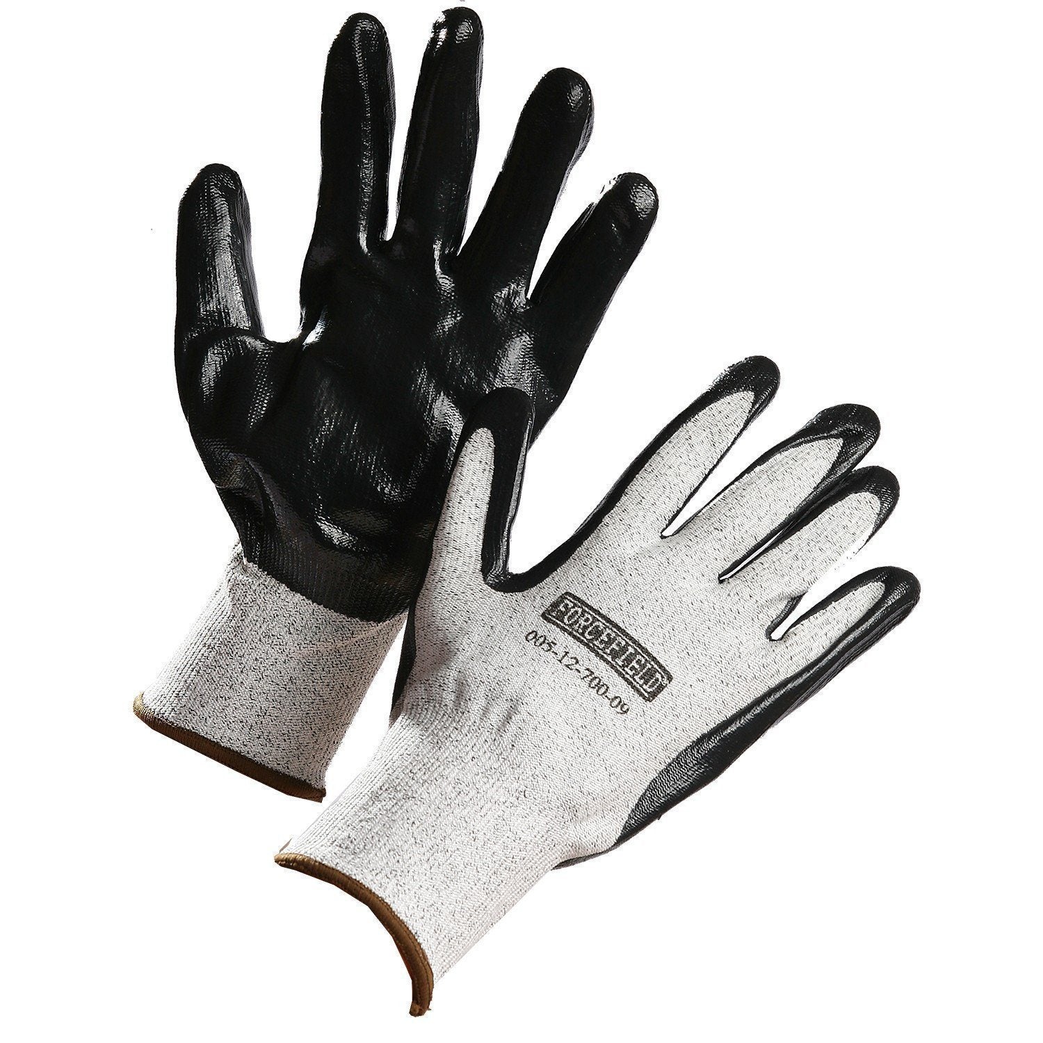 Nitrile Palm Coated Cut Resistant Glove, HPPE Cut Level 3