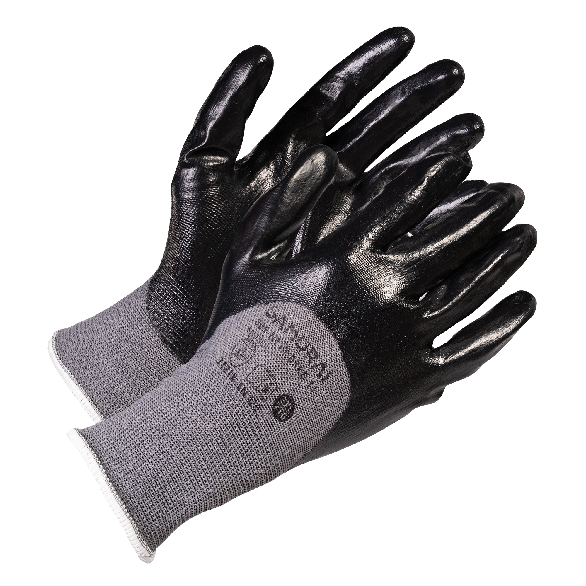 Seamless Knit Nylon Nitrile 3/4 Coated Work Gloves