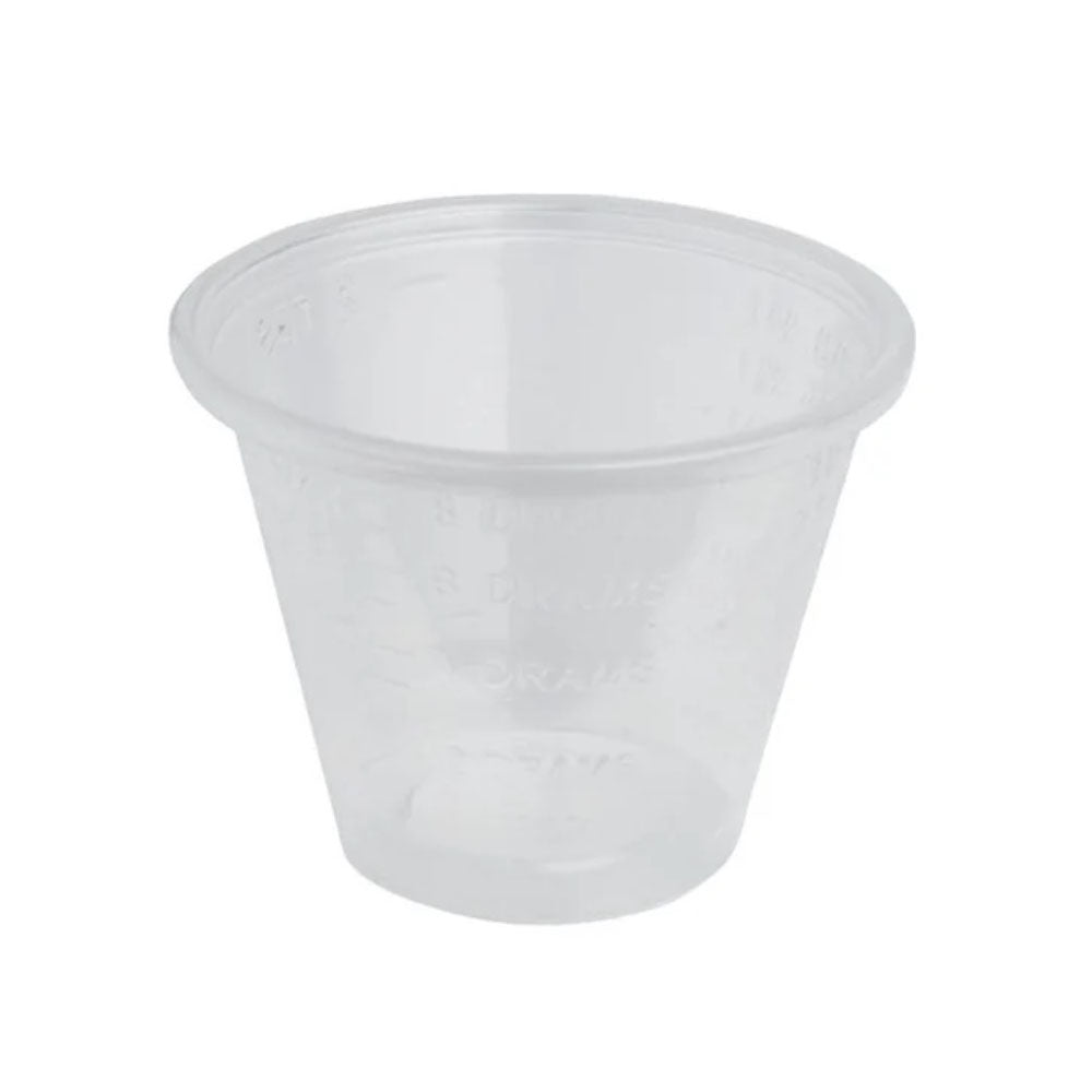 First Aid Ltd. Plastic Medicine Cups - 30ml - 100 Pack