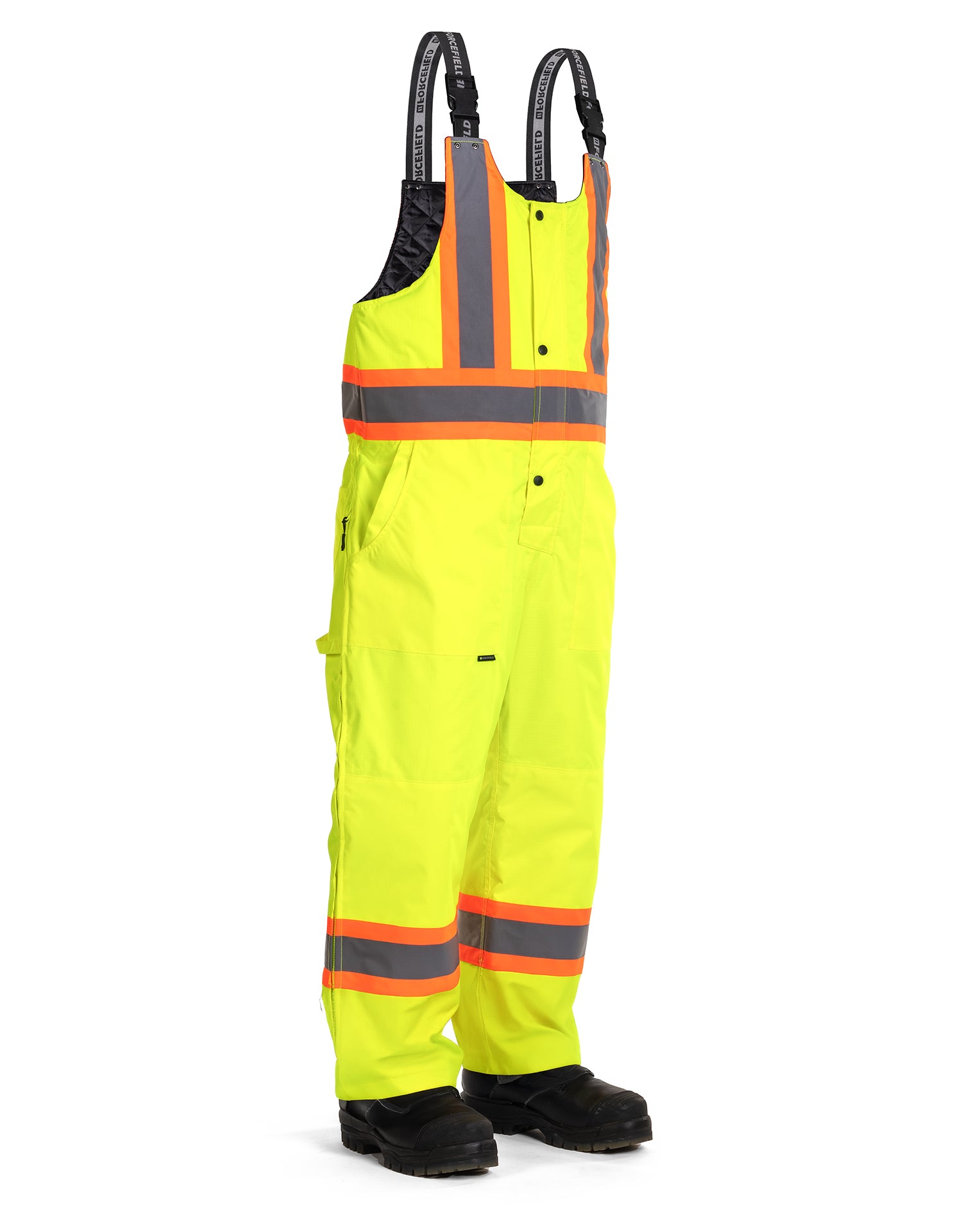 Hi Vis Winter Safety Overall (All Lime)