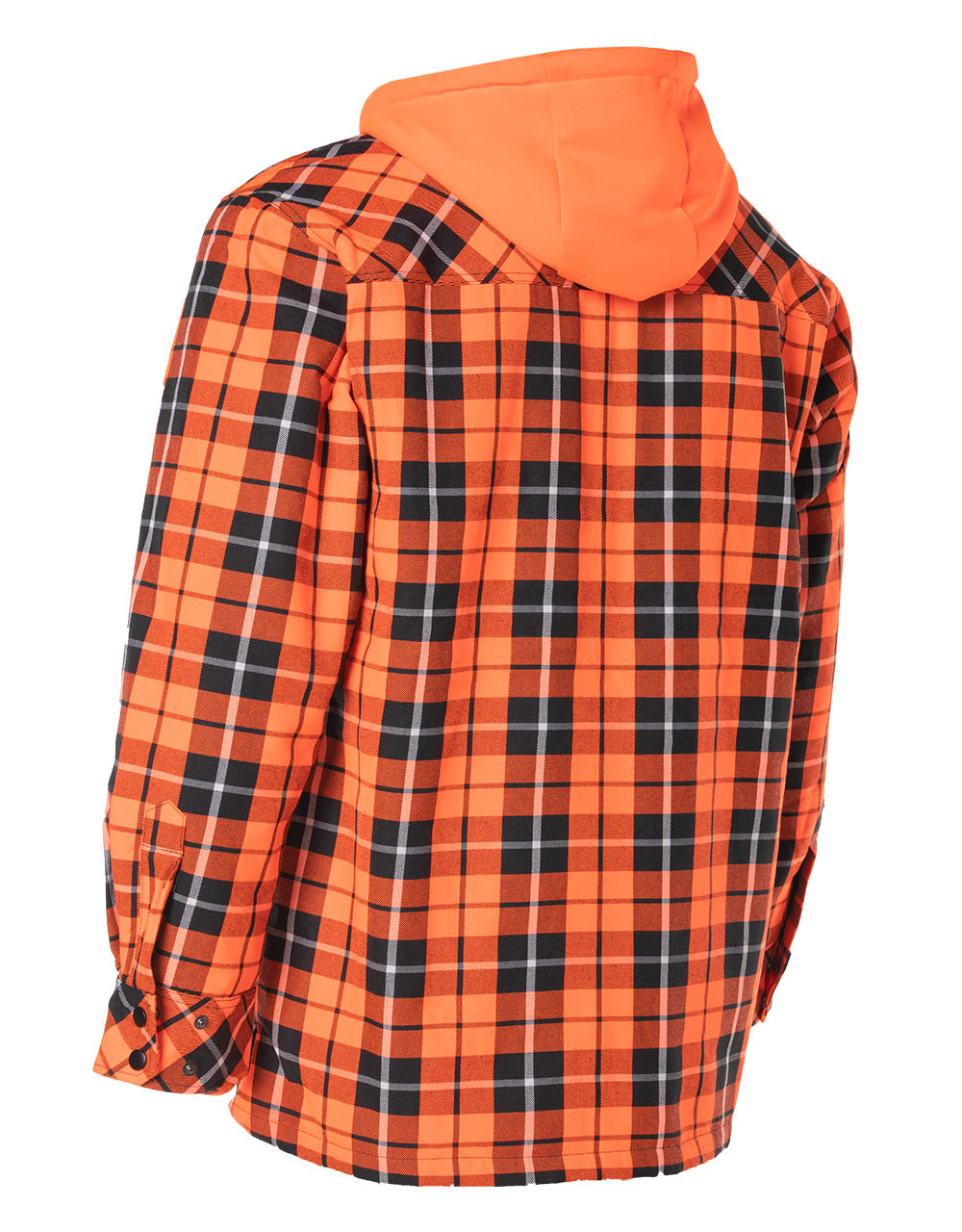 Plaid hooded sale shirt jacket