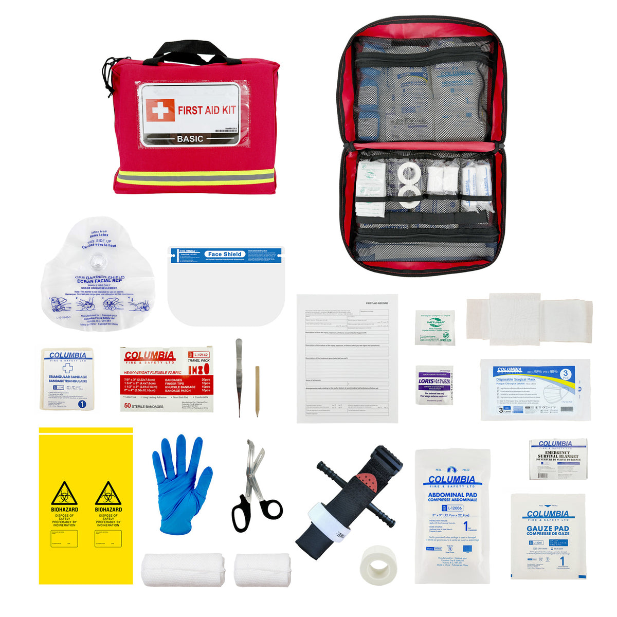 Worksafe BC ( Basic ) First Aid Kit