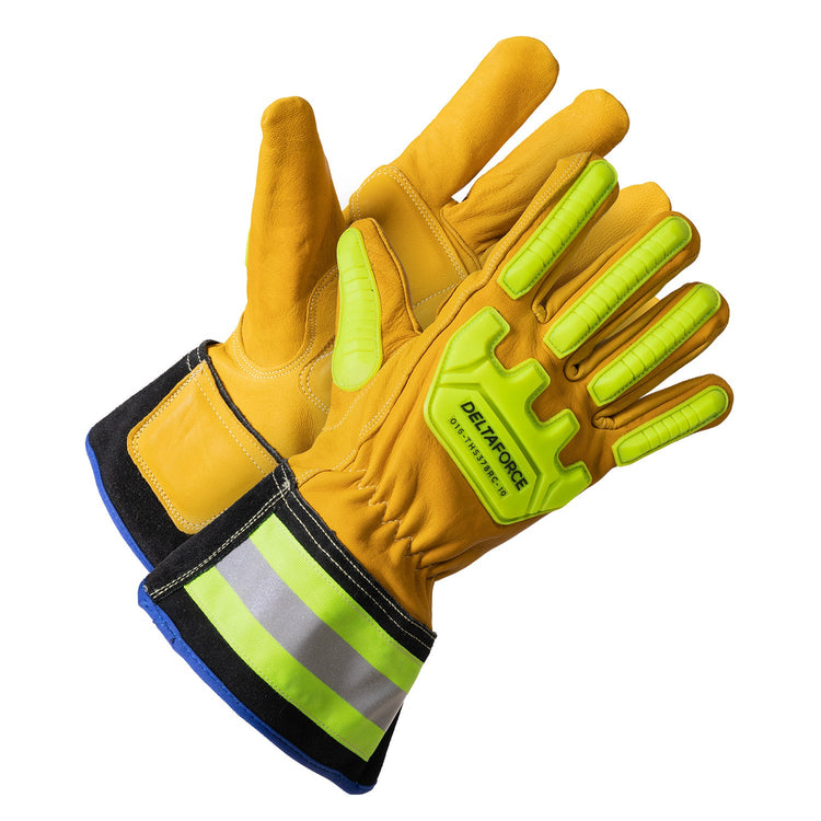 Goatskin Work glove For Driving Construction Mining Metal Working Gloves